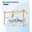 Pergola d'extérieur en aluminium avec abat-jour rétractable-121620504-121620507