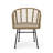 Priscila 6-Person Weather Resistant Patio Dining Set with Rectangular Table