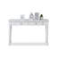 Console blanche en bois massif