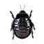 Statuaire de jardin en forme de coccinelle en métal Mamanbai