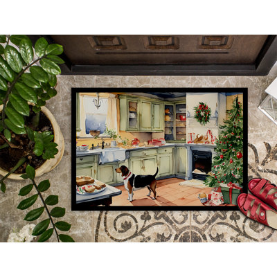 Paillasson Basset Hound Christmas Cookies DAC3724