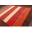 Tapis unique en laine noué à la main brun de 8 pi 1 po x 12 pi Annina