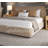 Modern Upholstered Lift-Up Storage Bed with Curved Headboard, Low Profile Platform-309247020-299414436