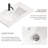 Modern Ceramic Glossy Vanity Sink Perfect For Stylish Bathroom Spaces