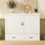 Lit escamotable polyvalent avec port USB et grand tiroir pour optimiser l'espace-123288885-123288884