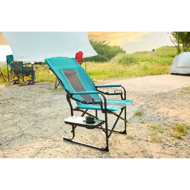 Camping Directors Chair, Heavy Duty,Oversized Portable Folding Chair With Side Table, Pocket For Beach, Fishing,Trip,Picnic,Lawn Blue, Chair