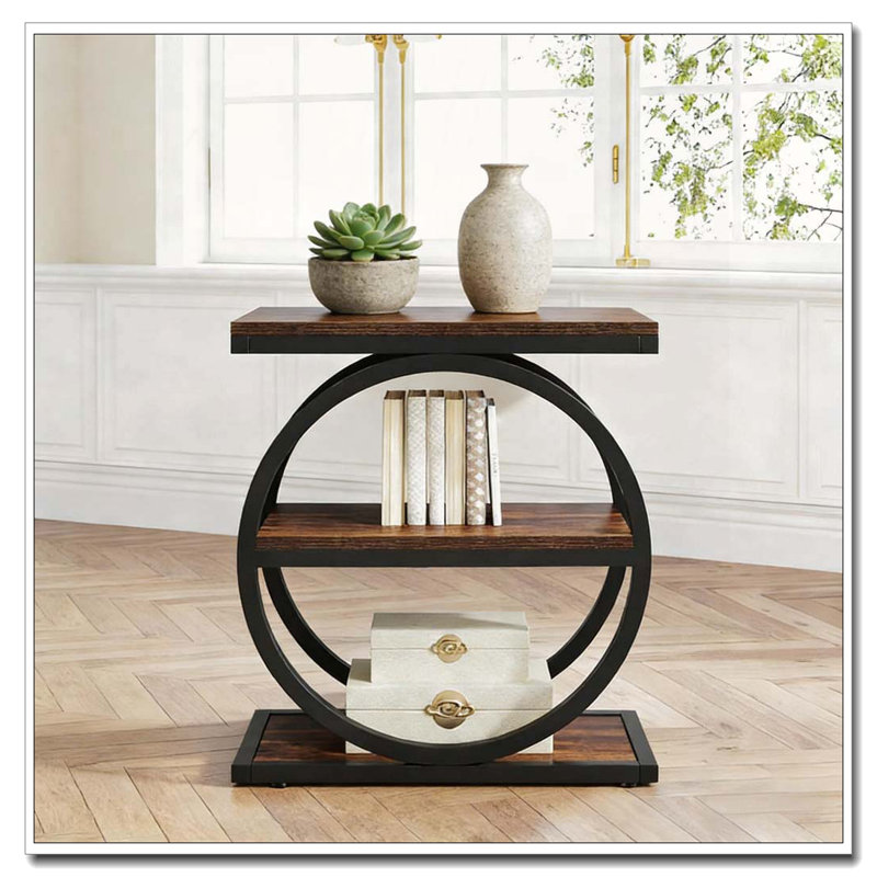 3-Tier Sofa Side Table