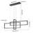 Devontaye 3-Light Square / Rectangle Chandelier Kitchen Island Lighting with Remote Control-145462162