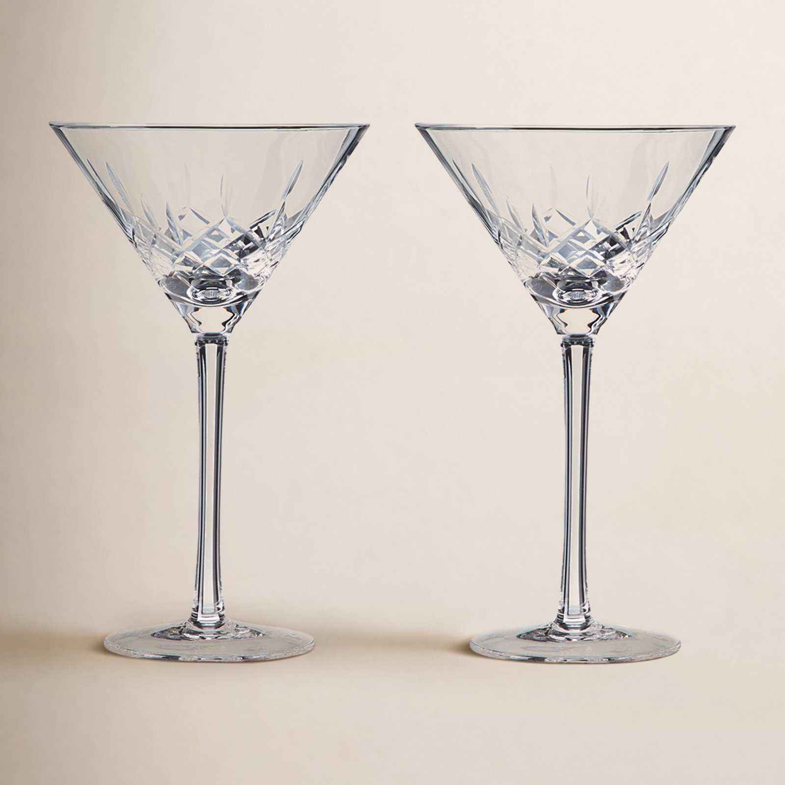 Admiral Crystal Martini Glass