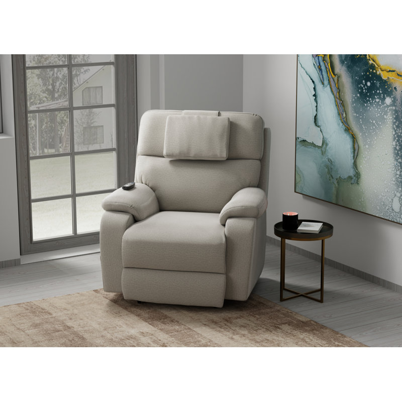 Fauteuil inclinable électrique à gravité zéro Dreamtime avec appui-tête réglable et massage par pétrissage et chaleur