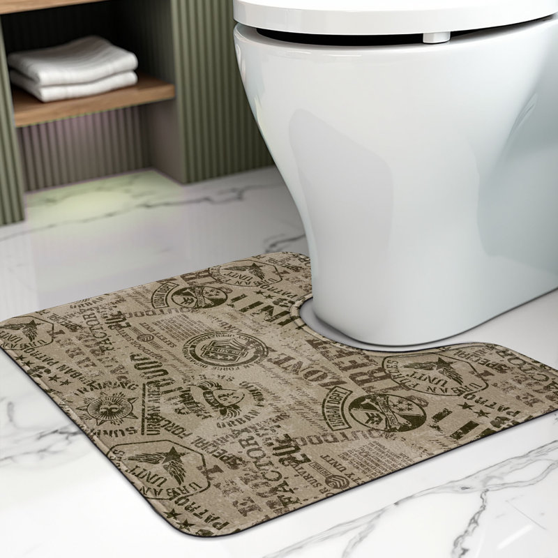 Tapis de salle de bain en U 20 po