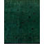 Overdyed Hand-Knotted Wool Modern-Contemporary Green Runner 2' 7" x 6' 2"