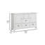 Commode 5 tiroirs Gania
