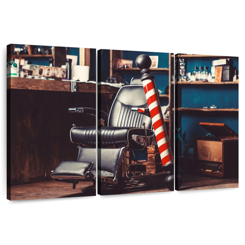 Shuttleworth Barber Shop Chair, 28" H x 45" W