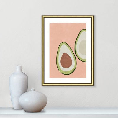 Avocat tranché - reproduction d'art