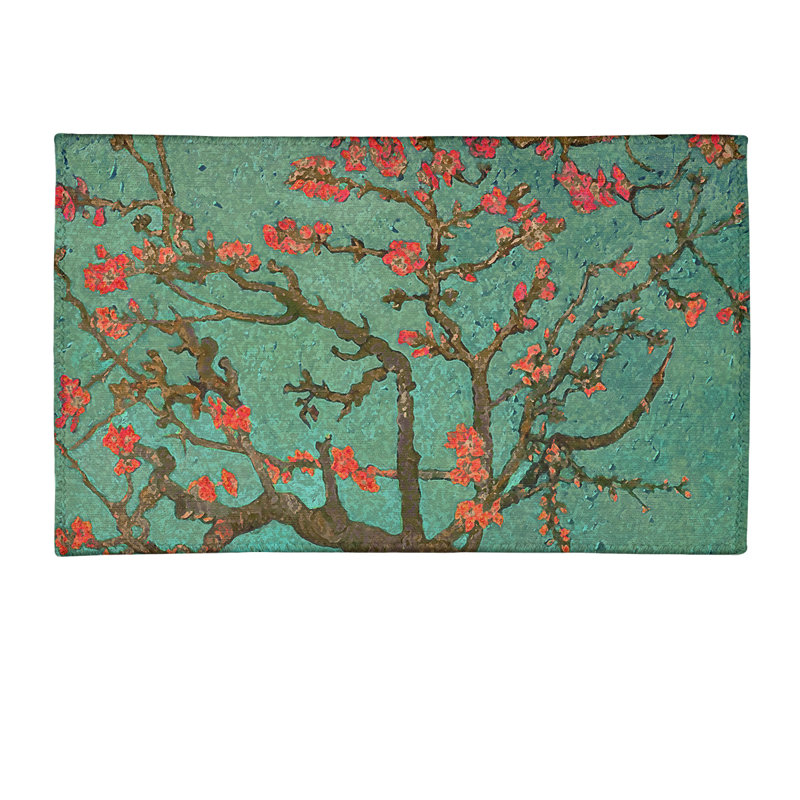 Chenille Floral Indoor Rug, Rectangle 3' x 5'
