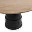 Lunen Round Pine Pedestal Dining Table