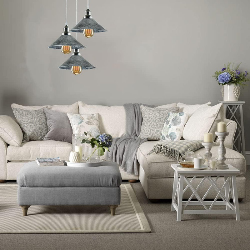 Remi 3 - Light Cluster Pendant, Brushed Silver