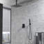 Système de douche de pluie complet au plafond avec valve brute