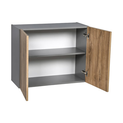 Open Particleboard Standard Wall Cabinet Ready-to-Assemble