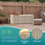 Outdoor Shoe Cabinet Triple Doors-341603734