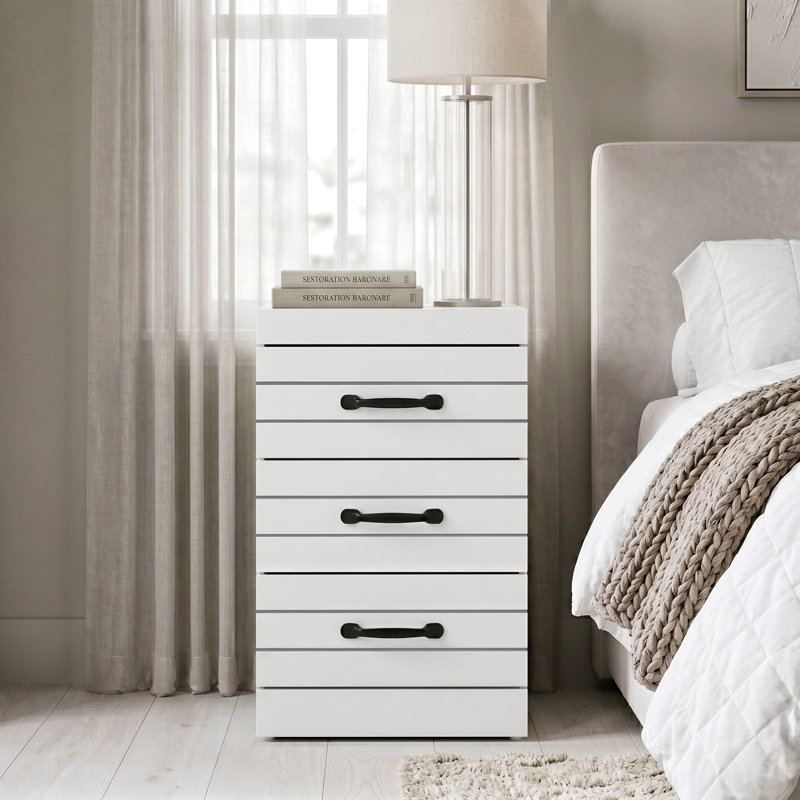 Allington Bedside Table, White