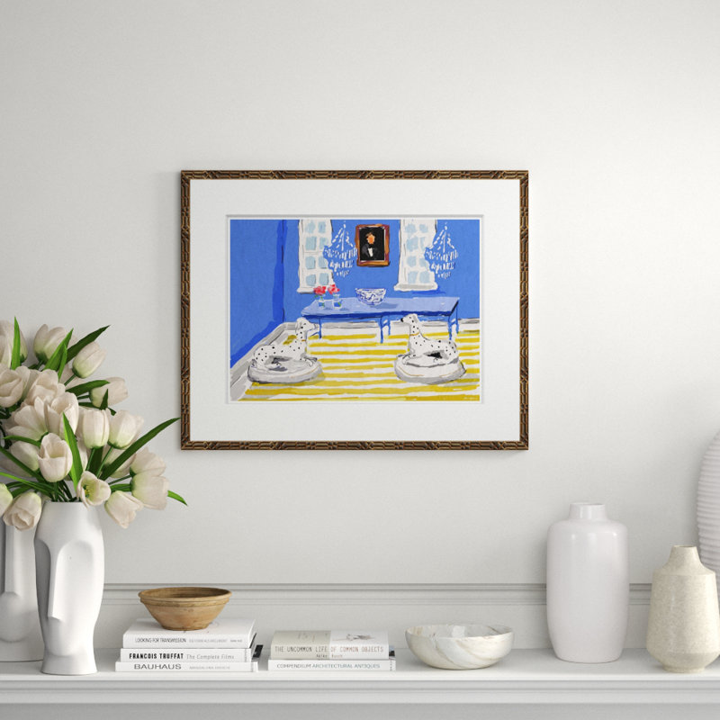 Blue Dog Giclee Print by Dana Gibson