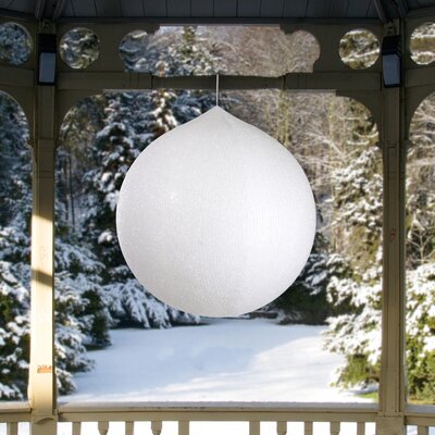 19.5-inch White Tinsel Inflatable Christmas Ball Ornament Outdoor Decor -  Northlight Seasonal, NORTHLIGHT FA90754