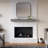 Everett Concrete Fireplace 60" Mantel Shelf Contemporary - Non-Combustible Composition & Heat Resistant-86774201-85095804