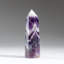 Polished Chevron Amethyst Point from Brazil (0.25 lbs)