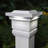 Classy Cap Solar Powered Integrated LED 4" x 4" Fence Post Cap Light-9809747