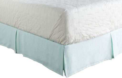 Anniston Tailored Bed Skirt, California King, Blue