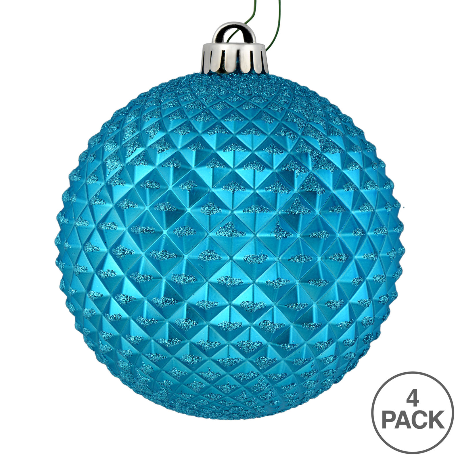 6" Bauble, Turquoise