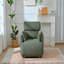 Fauteuil d'appoint rembourré avec repose-pieds avec rangement-1385108749