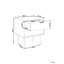 Rikya 48cm W Manufactured Wood Bedside Table