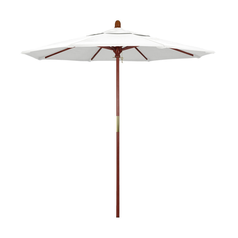 Parasol de marché octogonal 7,5 'x 7,5' Manon, Toile Sunbrella® naturel