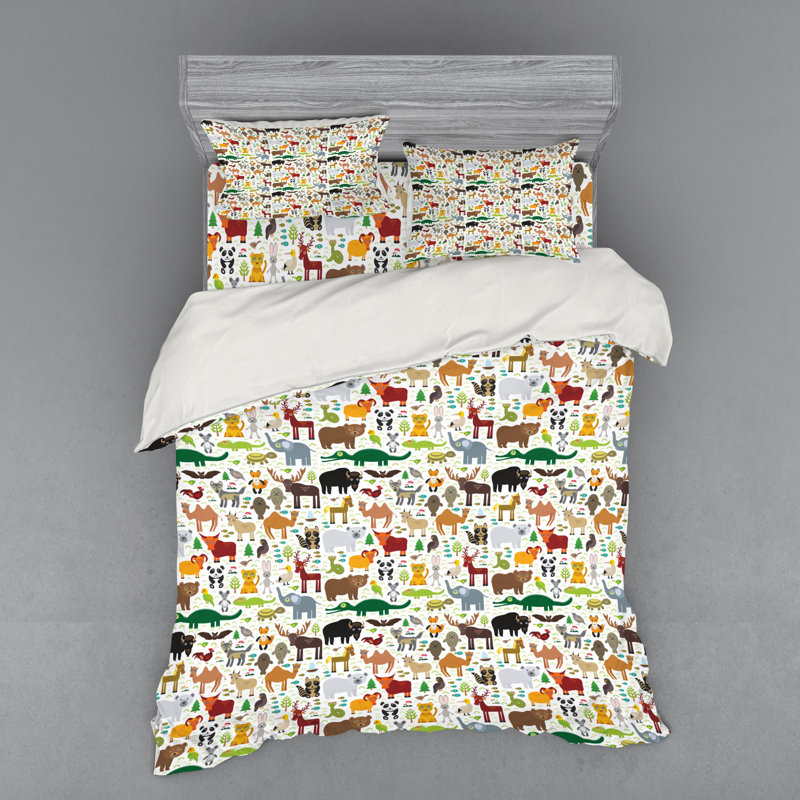 Eclectic Polyester Duvet Cover