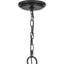 Luminaire suspendu cylindrique à 4 lumières