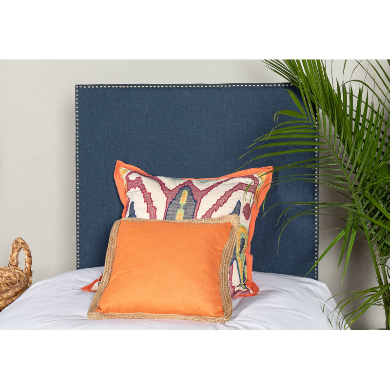 Arkadelphia Upholstered Headboard, Blue