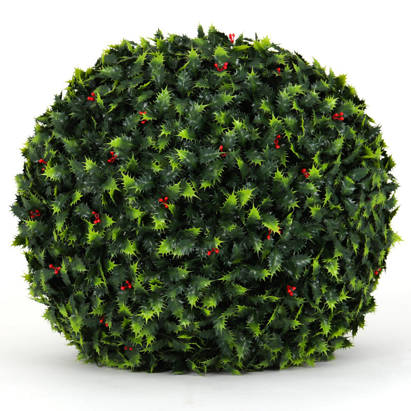 Boule topiaire de houx, Paquet de 4, H 19 po x l 19 po