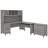 Magomed Piece Standing Desk Office Set-571709526