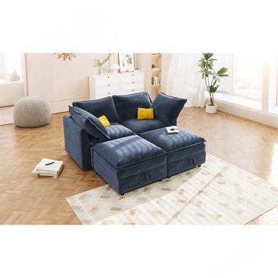 Modular 4-Piece Sofa With Storage