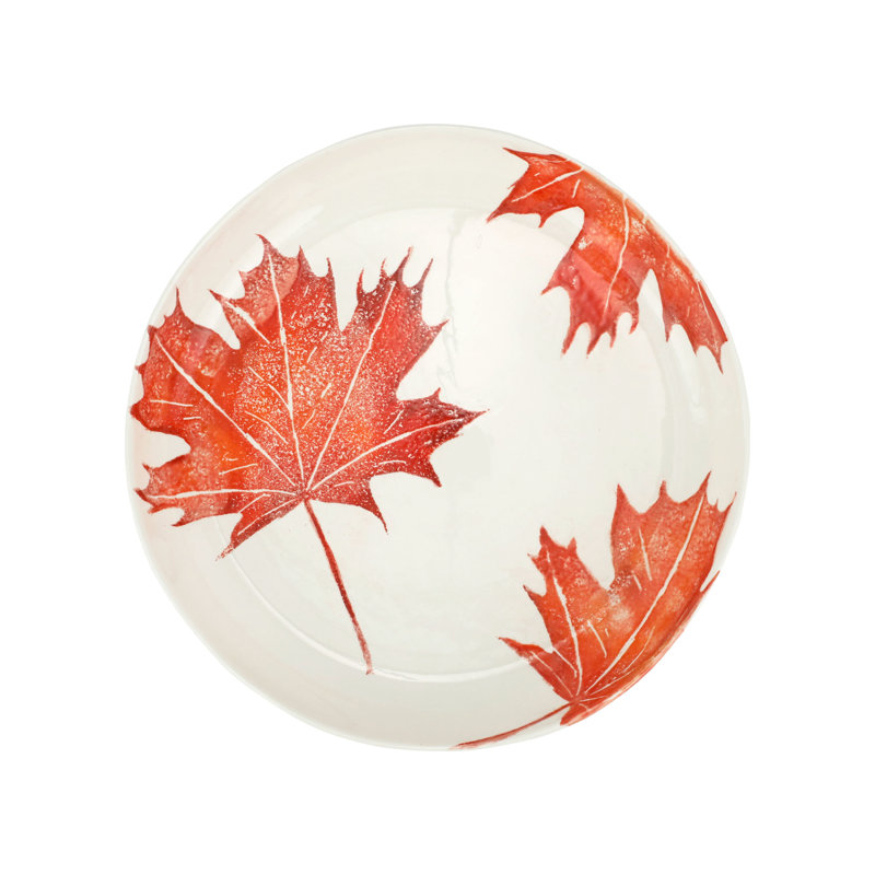 VIETRI Autunno Terra Bianca Serving Bowl