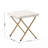 Oversized Folding Upholstered Saucer Chair With Ottoman-76709590