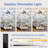 30.7In Ceiling Fan With Lights, Remote Control 3 Color Temperatures,6 Gear Wind Speed Fan Light-2071147440