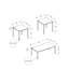 Ensemble 3 pièces, 1 table basse et 2 tables de bout, centre-198129757-198129758