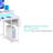 Built-In Outlets Computer Desk With Storage Shelves &  File Drawers Cabinet