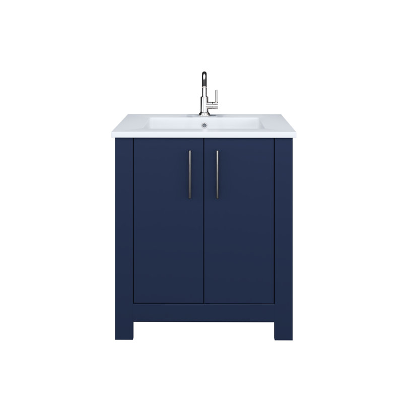 Ensemble de meuble-lavabo simple 30 po Austin, Bleu marine