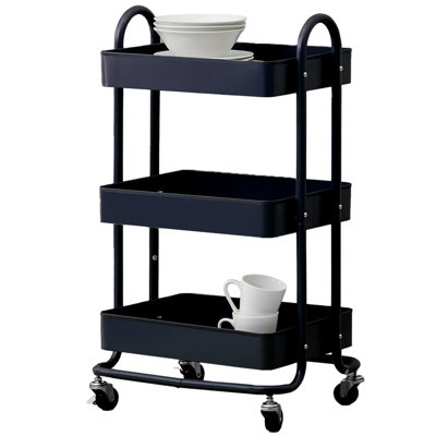 Raines Metal Bar Cart