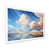 White Single Picture Framed
